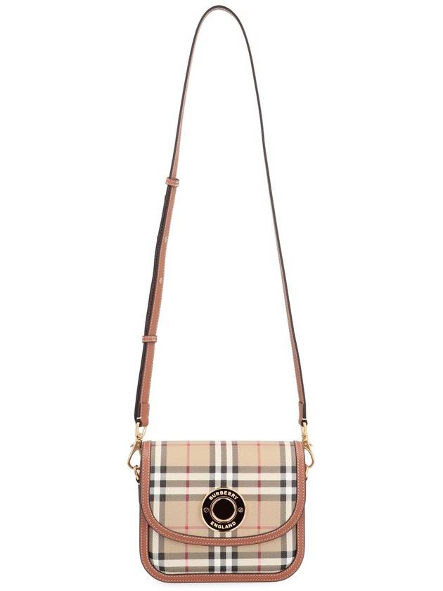 Elizabeth Check Pattern Small Cross Bag Beige - BURBERRY - BALAAN 6