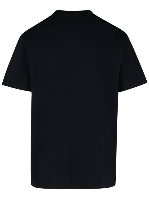 Moschino Black Cotton T-Shirt - MOSCHINO - BALAAN 3