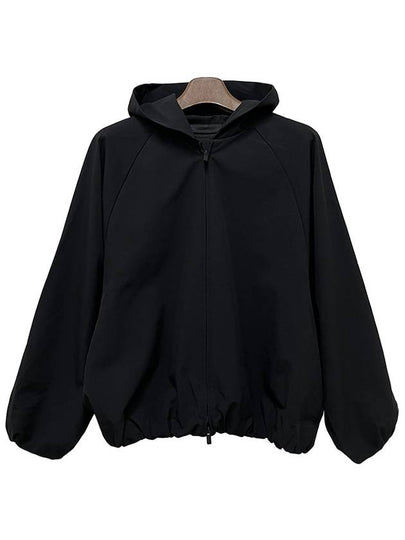 Back Logo Bonded Nylon Hooded Jacket Black 202BT244880F - FEAR OF GOD ESSENTIALS - BALAAN 2