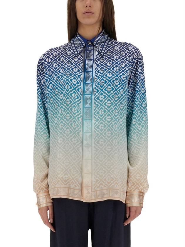 Casablanca Shirt With Classic Collar - CASABLANCA - BALAAN 1