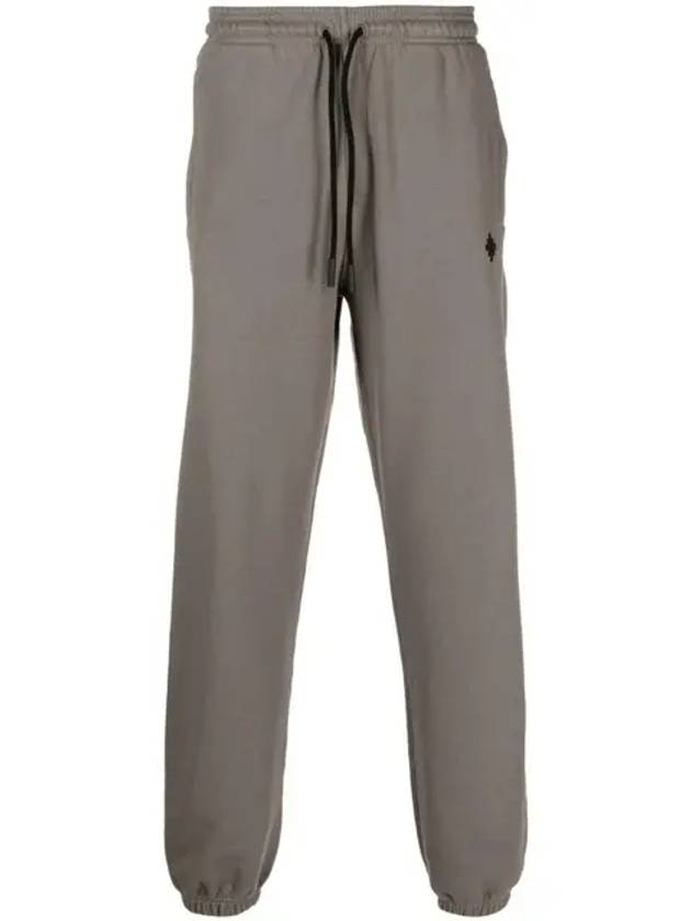 Cross Relaxed Drawstring Track Pants Grey - MARCELO BURLON - BALAAN 2