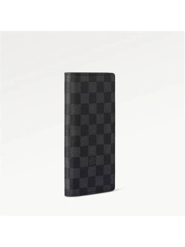 Brazza Damier Canvas Long Wallet Graphite - LOUIS VUITTON - BALAAN 6