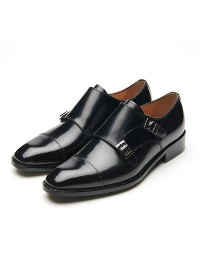 Aaron Double Monk Strap Black - FLAP'F - BALAAN 2