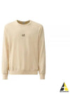 Light Fleece Logo Sweatshirt Beige - CP COMPANY - BALAAN 2