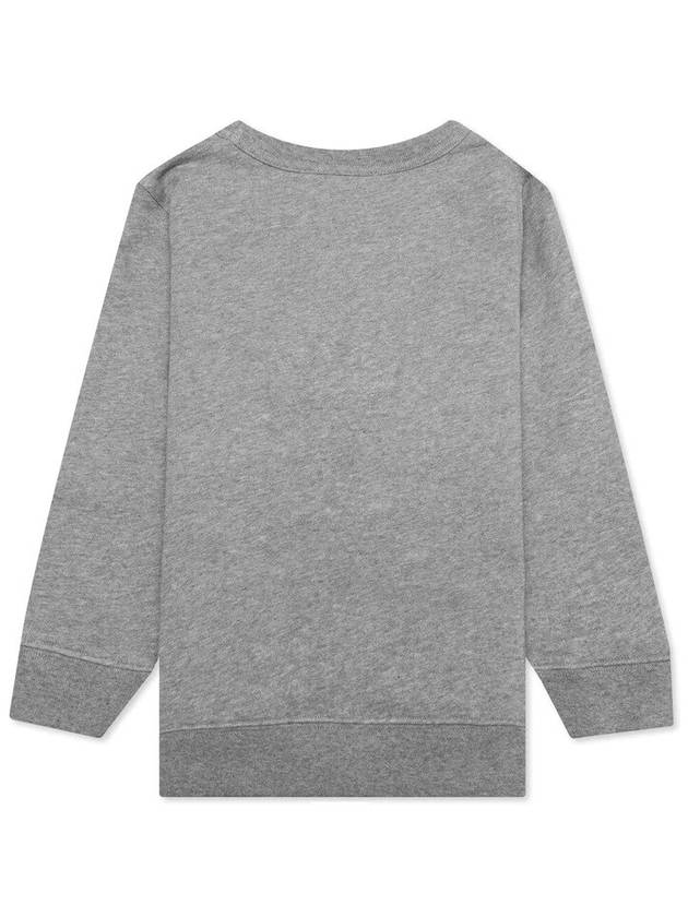 Acne Face Logo Sweatshirt Kids Gray - ACNE STUDIOS - BALAAN 2