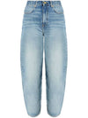 Denim Straight Pants J1641565 BLUE - GANNI - BALAAN 2