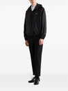 Hooded Sweatshirt SGC603 S OOO 1WQ9 F0D9M Black - PRADA - BALAAN 6