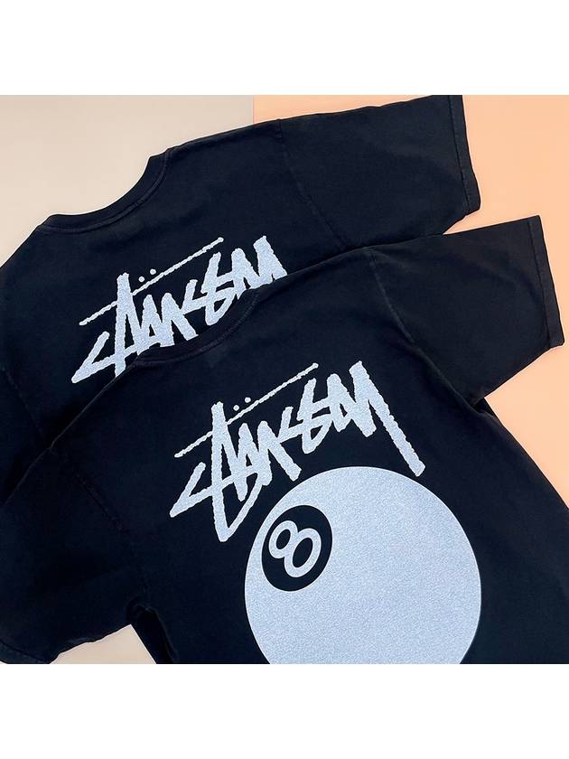 8 ball pigment short sleeve tshirt - STUSSY - BALAAN 4