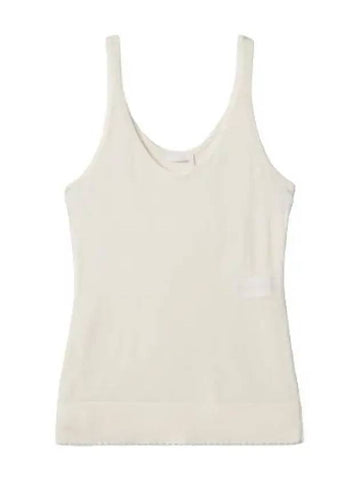 scallop tank top sleeveless white - CHLOE - BALAAN 1