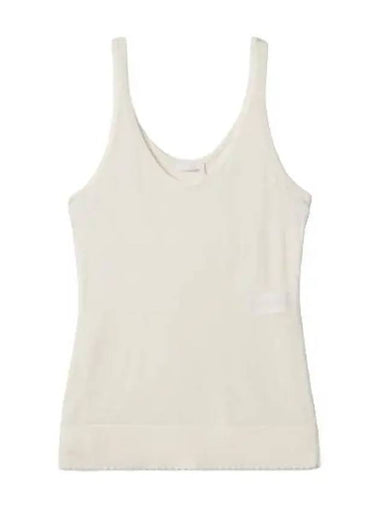 Scallop Tank Top Sleeveless White - CHLOE - BALAAN 1