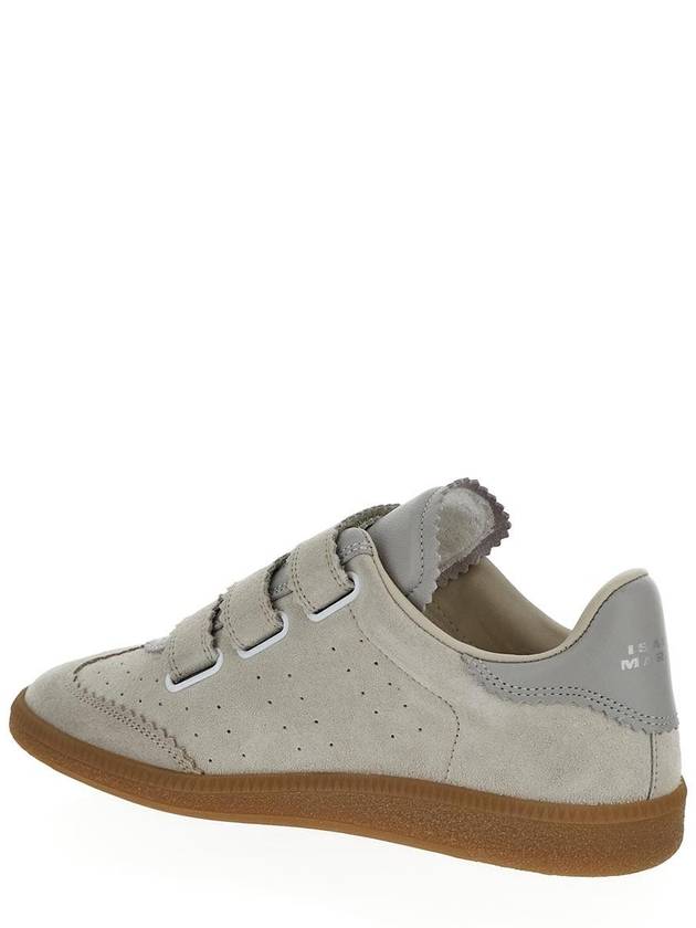 Beth Logo Leather Low Top Sneakers Beige - ISABEL MARANT - BALAAN 5