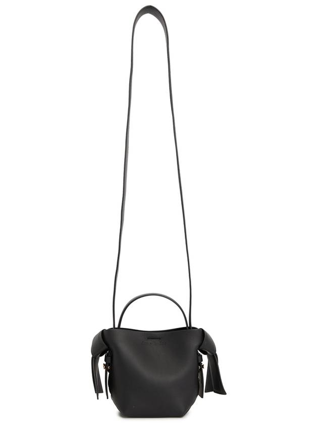 Musubi Micro Leather Shoulder Bag Black - ACNE STUDIOS - BALAAN 8