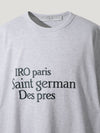 Melange white Saint GerMAN typo embroidery short sleeve t shirt - IRO - BALAAN 4