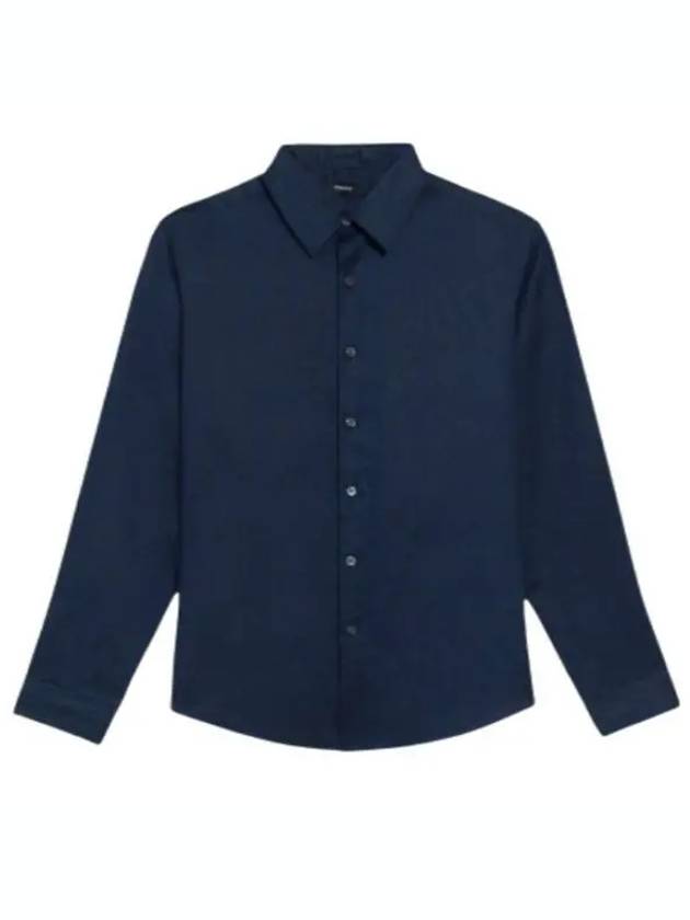 24 Irving Shirt in Relaxed Linen N0373501 - THEORY - BALAAN 1