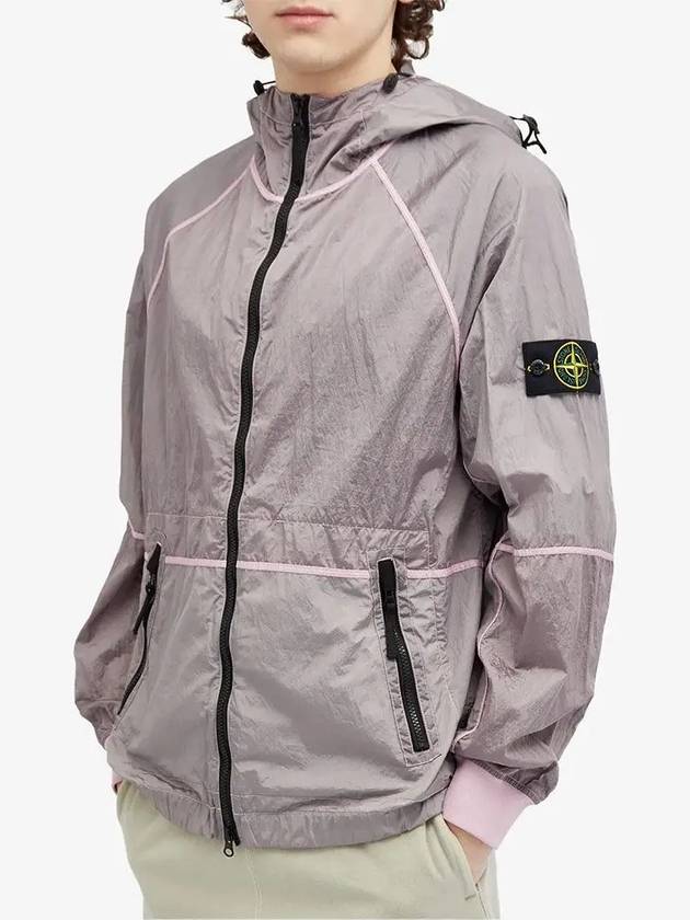 Nylon Metal Watro-TC Hooded Jacket Pink - STONE ISLAND - BALAAN 3