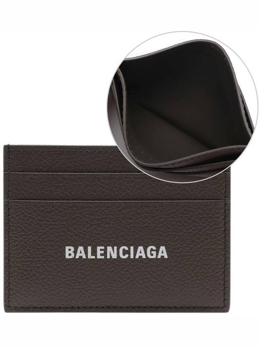 Logo Print Cash Card Holder Dark Green - BALENCIAGA - BALAAN 2