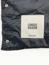 Women's Liane Logo Patch Padded Vest Black - MONCLER - BALAAN 11