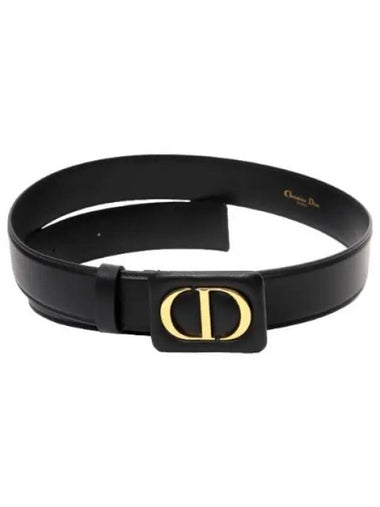 logo leather belt - DIOR - BALAAN 1