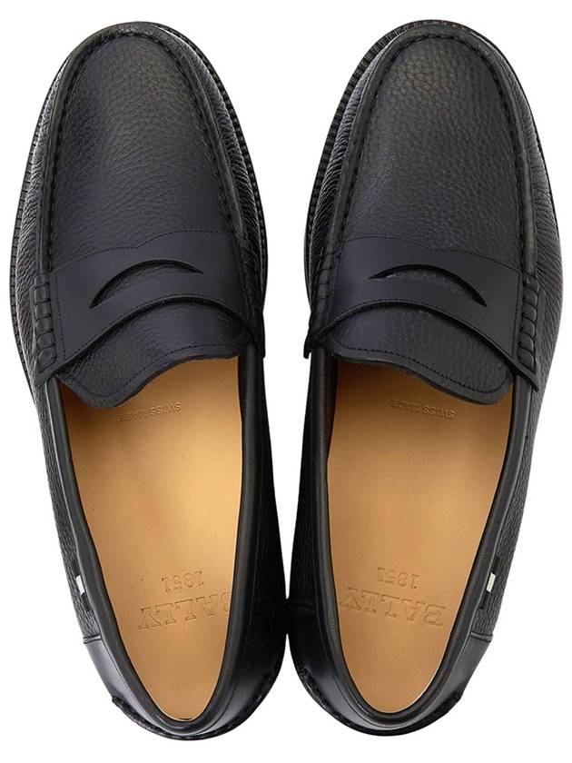 Noah Noah leather loafers black - BALLY - BALAAN.