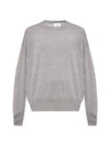 De Coeur Embroidery Crewneck Knit Top Grey - AMI - BALAAN 3