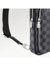 Avenue AVENUE Leather Sling Bag Black Silver - LOUIS VUITTON - BALAAN 6