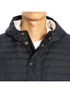 Men's 4 Bar Hooded Padding Navy - THOM BROWNE - BALAAN 11