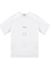 Logo Crew Neck Short Sleeve T-Shirt White - ACNE STUDIOS - BALAAN 2