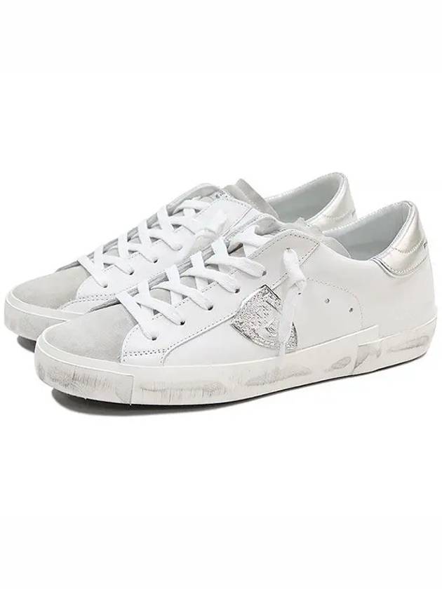 PRSX Leather Low Top Sneakers White - PHILIPPE MODEL - BALAAN 2