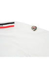 Logo Patch Tricolor Polo T-Shirt White 8A00020 89A16 002 - MONCLER - BALAAN 4