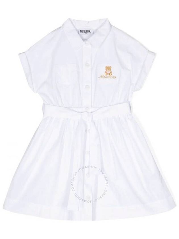 Moschino Short-Sleeve Shirt Dress, Size 8 - MOSCHINO - BALAAN 1