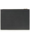 Pebble Document Medium Clutch Bag Grey - THOM BROWNE - BALAAN 4