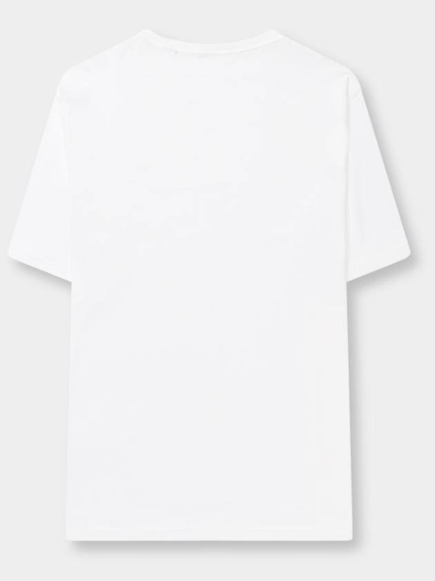 Logo Print Short Sleeve T-Shirt White - BURBERRY - BALAAN 3