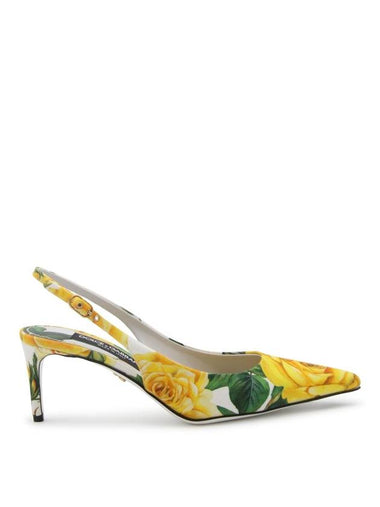 24 ss Yellow Green FLOWERING Pumps CG0639AS817HA3VO B0481007158 - DOLCE&GABBANA - BALAAN 1