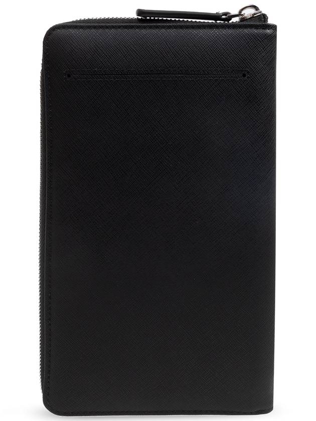 Emporio Armani Wallet With Logo, Men's, Black - EMPORIO ARMANI - BALAAN 3