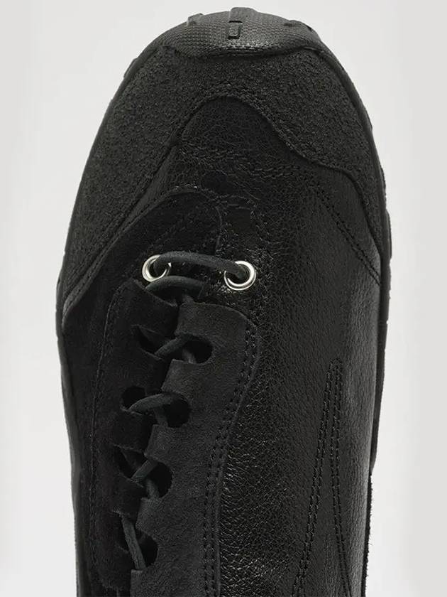 Gabe Stealth Leather Low Top Sneakers Black - OUR LEGACY - BALAAN 6