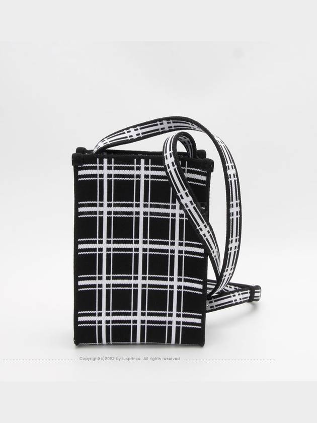 Marni Check Mini Cross Black White 11168hva - MARNI - BALAAN 3