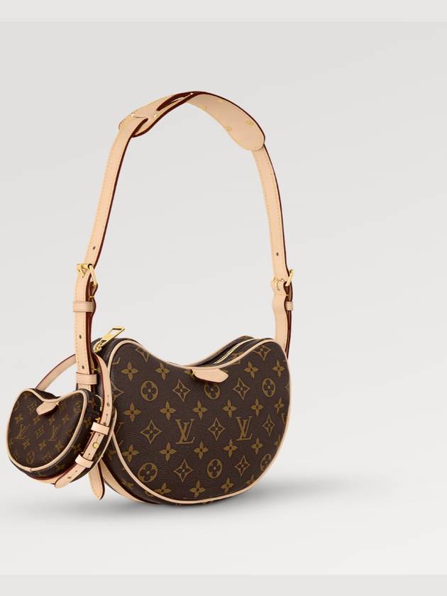 Croissant MM Shoulder Bag Brown - LOUIS VUITTON - BALAAN 4