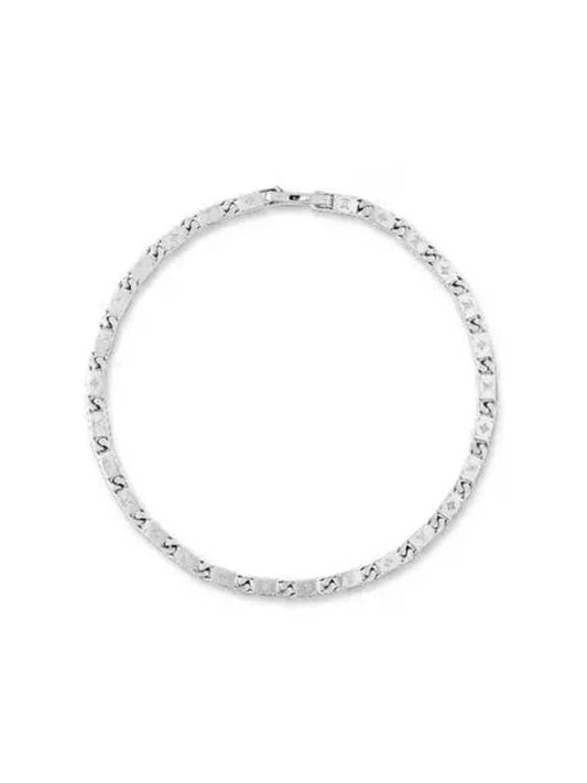 Monogram Tied Up Necklace Silver - LOUIS VUITTON - BALAAN 2