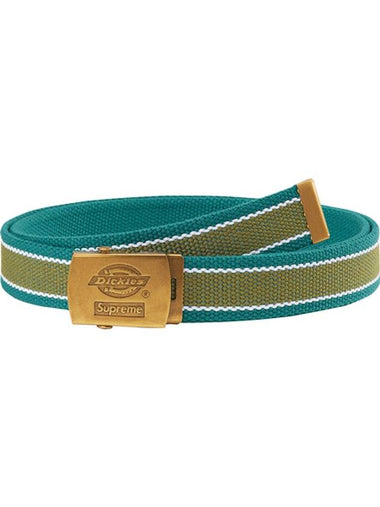 Dickies Stripe Webbing Belt Teal - SUPREME - BALAAN 1