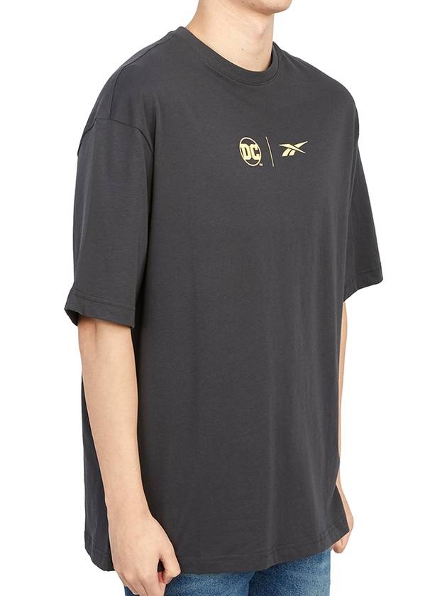 Men's Short Sleeve T-Shirt IB5812 PURGRY - REEBOK - BALAAN 4