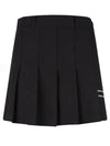 Women s Half Banded Two line Pleated Culotte Skirt BMU4A132W - LUX GOLF - BALAAN 4