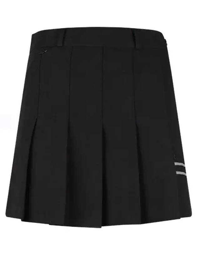 Women s Half Banded Two line Pleated Culotte Skirt BMU4A132W - LUX GOLF - BALAAN 4