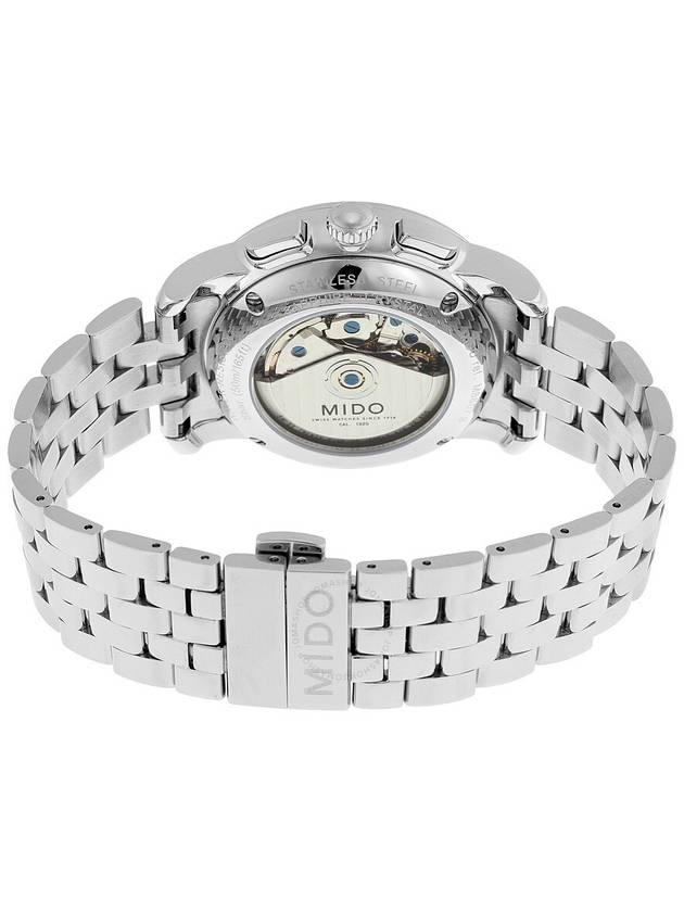 Mido Baroncelli Automatic Chronograph Silver Dial Stainless Steel Men's Watch M86074101 - MIDO - BALAAN 3