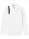 Men's Harness Patch Long Sleeve Shirt White - ALEXANDER MCQUEEN - BALAAN 2