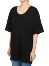 Black Lip Classic Tee TO1146 LJ1016 BK999 - LEMAIRE - BALAAN 3