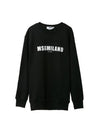 Milano Logo Cotton Sweatshirt Black - MSGM - BALAAN 1