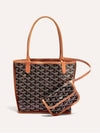 Anjou Reversible Mini Tote Bag Black Tan - GOYARD - BALAAN 2