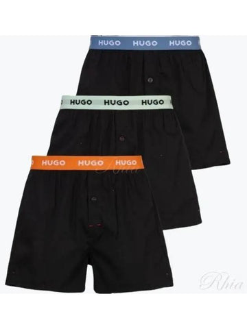 Woven Boxer Triple T 50518079 961 Mixed Draw 3 Pack - HUGO BOSS - BALAAN 1