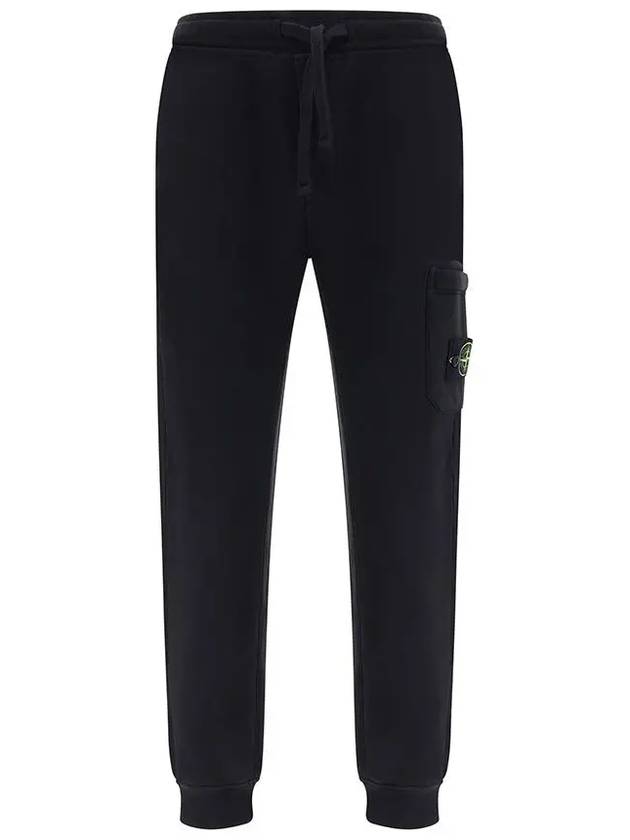 Wappen Patch Drawstring Track Pants Black - STONE ISLAND - BALAAN 3