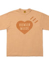 Plant Dyed Short Sleeve T Shirt Beige HM25CS055 - HUMAN MADE - BALAAN 3